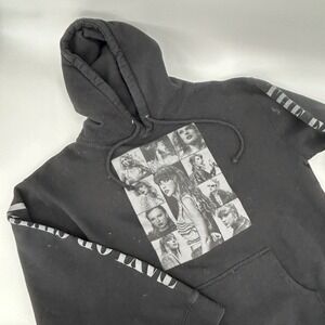 Taylor Swift The Eras Tour Hoodie Black Concert Merch Sweatshirt Size Large L